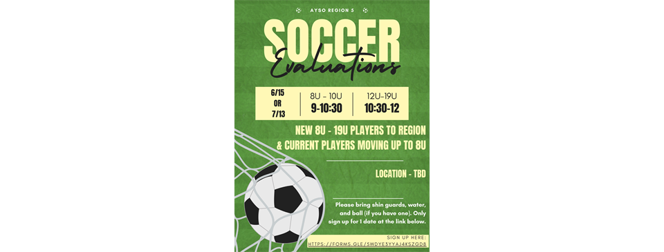 New Player Soccer Evaluations